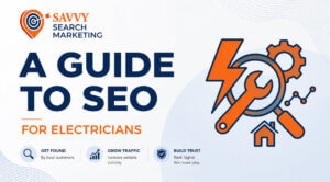 SEO for electricians guide blog title card