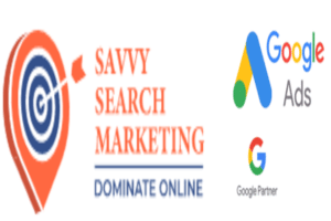 Savvy Search Marketing Logos and Logos for Google Ads and Google Partner badge