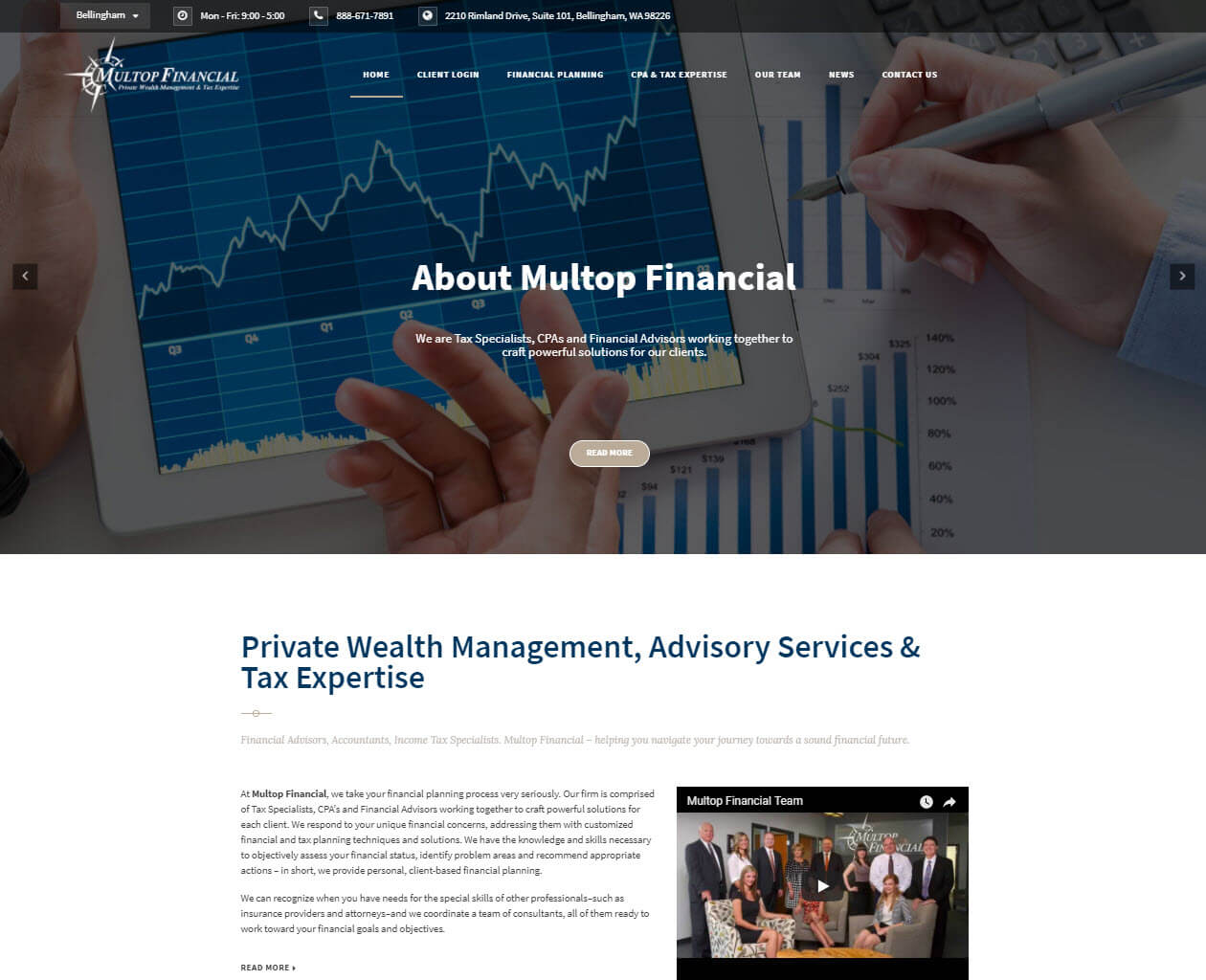 Multop Financial Homepage
