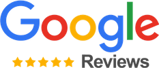 5 Star Google Review badge.
