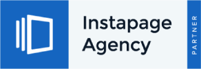 Instapage landing page agency design badge